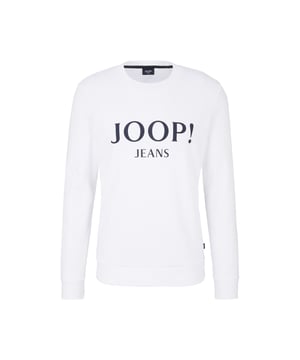 Einfarbiger Sweater  für Herren von der Marke JOOP! JEANS. Aus reiner Baumwolle mit gerippten Abschlüssen und Logo-Print.