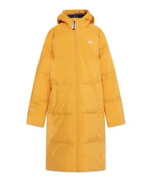 Mit diesem Schmuddelwedda Wintermantel erhalten Sie auch die Kleinen eine 100%ige Outdoor-Performance. Das synthetische Füllmaterial sorgt für eine ideale Isolierung und da die Kammern ohne Nähte verarbeitet sind, dringt keine Nässe ein. Auch sonst ist die Jacke gegen Regen und Schnee gut gewappnet, denn das Material ist wasser- und winddicht. Und da bei Schmuddelwedda immer alles gut durchdacht wird, sind die Logo-Prints lichtreflektierend, was gerade in Herbst- und Winterzeiten von Vorteil ist.  Winterjacke