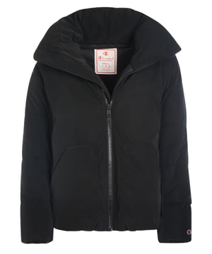 100% Polyester; Champion Jacke; Modell: 113413 KK001; Hochwertige Verarbeitung; Breiter Stehkragen; Zwei Taschen auf der Vorderseite; Champion Logodetails