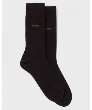 Two pairs of elegant socks in a regular length by BOSS. Trimmed with subtle logos, each pair is crafted in a soft stretch blend.
82% Cotton, 16% Polyamid, 2% Elastane
50516616