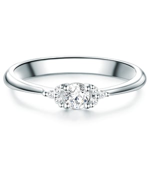 There are moments that we remember for a lifetime. With this noble engagement ring from the jewelry manufacturer Tresor 1934, you will certainly put a smile on your face when you request your dream woman. The solitary ring made of 925 sterling silver sparkles almost magically like a star in the sky. Even in the smallest incidence of light, the light breaks out in the high -quality, cut zirconia stones. The classic design conquers every women's heart in the storm, so the only answer remains an excited thing: "Yes, I want!" With this ring you prove taste and stylish, because it can be combined universally with every modern outfit. A loving idea for Valentine's Day or birthday for her heart.