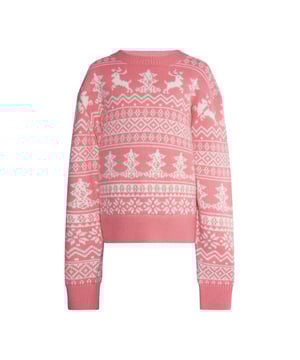 Da freut sich auch der Weihnachtsmann: Mit dem Statement Pullover von myMo KIDS holt ihr euch den Christmas-Spirit in den Kleiderschrank. Die feierlichen Motive, bestehend aus Tannenbäumen, Rentieren und Schneeflocken, bilden die zauberhafte Szenerie. Das Material: ein weiches, wärmendes Garn mit formstabilen Rippstrickbündchen.  Zur Seite fahren
