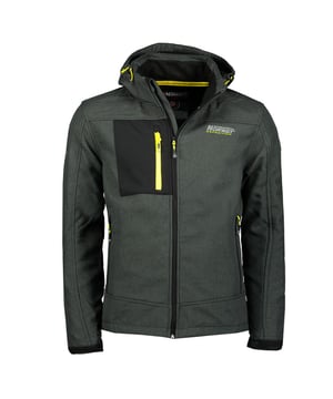 Chaqueta Geographical Norway para hombre. La chaqueta está hecha de poliéster de alta calidad y tiene un cálido forro interior.  Marca: Geographical NorwayNombre del modelo: Softshell Jacket TorefactCategoría: softshell jacket menComponentes: poliésterColor: negro.