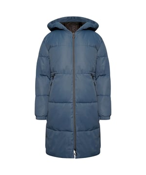 Material: 100% Polyester. Design: Badge, Quilted. Fabric Technology: Ared 8000, Breathable, Water Repellent, Water Resistant, Waterproof. High Warmth. Cuff: Elasticated. Neckline: Hooded. Sleeve-Type: Long-Sleeved. Hood Features: Grown On Hood. Length: Longline. Pockets: 2 Lower Pockets, Zip. Fastening: Zip. Hem: Adjustable, Side Vents, Snap Fastening. Sustainability: Made from Recycled Materials. Waistline: Shockcord.