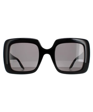 Gucci Square Womens Black Grey  GG0896S  Sunglasses are a large oversized style with a bold square shape and featuring the interlocking GG Gucci logo on the temples for that authentic Gucci look.