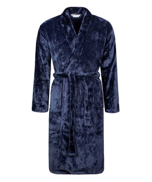 It’s time to upgrade your dressing gown to something truly special! Relax in luxury and comfort in our Heat Holders Soul Warming Dressing Gown. If a standard gown just isn’t warm enough for you then worry no more because these gowns have amazing thermal properties! Our incredibly soft HEATWEAVER fur-like plush thermal fleece and generous fit makes it perfect for post-bath time or simply to layer over your favourite nightwear and snuggle up on those lounge around days. Heatweaver Fleece - Our plush fur-like thermal fleece gives you maximum warmth and an incredibly soft and snug feel. The generous fit, large cosy shawl collar and adjustable waist tie creates perfect comfort. These dressing gowns also include two front fleecy pockets, large enough to keep your hands warm and snug or to even keep your phone in so you don’t have to worry about losing it. The thermal properties are designed to be soft with a luxurious fleece feel whilst holding warm air close to your skin, effectively keeping the cold air out. All of this is designed to ensure that you are toasty warm even during the colder months. These amazing dressing gowns are made out of 100% Polyester, come in 3 colours: Black, Navy & Grey and are also available in 4 sizes: Small, Medium, Large and X-Large. They are fully machine washable