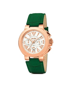 Folli Follie Dameshorloge Kwarts Roze Goud• Materiaal kastdeksel: Roestvrij staal• Soort glas: Mineraal• Materiaal Band: Leer• Kleur kast: Roze Goud• Waterdichtheid: 0 m (0 ATM)• Diameter: 35 mm