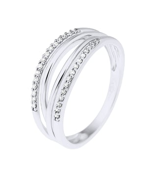 Ring Diamanten 0,08 Karat - HSI-Qualität - Weißgold - Größen von 48 bis 60, I bis S - Unser Schmuck wird in Frankreich hergestellt und in einer Geschenkbox mit Echtheitszertifikat und internationaler Garantie geliefert.