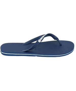 Philipp Plein merklogo marineblauwe teenslippers. Philipp Plein Flipflops. Philipp Plein-branding. 100% EVA-zool, 100% PL-bovenwerk. Philipp Plein 2022 strandkledingreeks. Stijlcode: IMPS904 85N