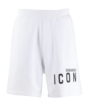 During the warmer months, nothing beats a casual pair of shorts. In white cotton, these logo print shorts from DSQUARED2 are sure to help you beat the heat. Featuring a printed logo, a loose fit and stretch waistband.