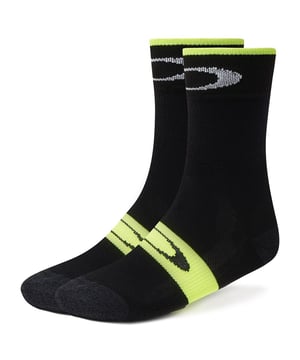 Oakley Thermal Heren Fietssokken Zwart Neon Geel 93286 05W
