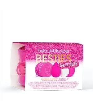 De best verkochte ontdekkingskit maakt een comeback in een glitterversie en nu in een groovy verpakkingshoes. De bestverkochte SKU, The Original Beautyblender, gecombineerd met Blendercleanser Solid, een siliconen scrubmat en reisetui is de perfecte blend & cleanse kit als schoonheidsliefhebbers weer op pad gaan.