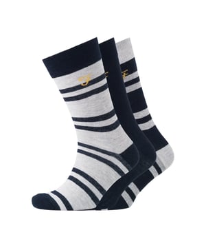 Material: Cotton, Elastane, Polyester. Design: Logo, Striped. Cuff: Elasticated.