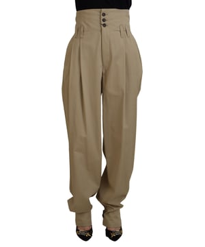 Marca: Dolce & Gabbana  
Colección: MainLine  
Ajuste: Regular  
Color: Marrón  
Material: 97% Algodón 3% Elastano  
Cierre: Cremallera y botón  
Detalles: Detalles con logo  
Origen: Hecho en Italia  
Género: Mujeres  
Material: 97% Algodón 3% Elastano