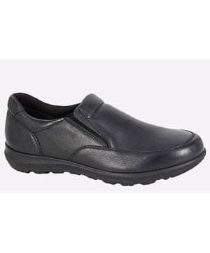 Experience the perfect combination of style and comfort with the Imac Walker shoes featuring a premium leather upper that provides a sleek and polished look, while the leather sock and textile lining ensure maximum comfort. The twin gusset design allows for easy slip-on wear, making these shoes both convenient and stylish. A padded ankle collar and tongue offer added cushioning, and the grippy PU sole provides excellent traction for everyday wear. 
 
 - Leather upper 
 - Leather sock 
 - Textile lining 
 - Twin gusset design 
 - Wider Fit 
 - Padded ankle collar and tongue 
 - Grippy PU Sole