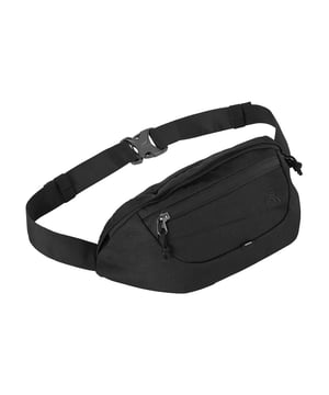 Material: PU Coating, Recycled Polyester. Fabric: Webbing. Width: 28cm. Height: 14cm. Depth: 10cm. Fabric Technology: Durable, EcoShield, Water Repellent. Fastening: Buckle. Adjustable Belt, Reflective Detail. Pockets: 1 Front Pocket, Zip. Capacity: 1.5L.