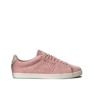 Le Coq Sportif Charline Lace-Up Pink Leede Leather Womens Entrenadores 1810060