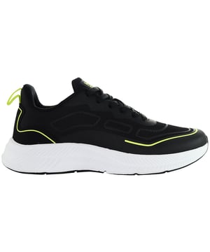 The Henleys Duncan Men's Running Trainers are engineered to provide optimal performance and comfort for your running sessions. Here's a breakdown of their key features:

 Dynamic Design:  The Duncan trainers feature a dynamic and modern design, blending functionality with style to keep you looking sharp while you train.

 Breathable Mesh Upper:  Designed with a breathable mesh upper, these trainers offer superior ventilation, ensuring your feet stay cool and dry even during intense workouts.

 Lightweight Build:  Crafted with lightweight materials, the Duncan trainers offer a nimble and agile feel, allowing you to move freely and effortlessly on the track or pavement.

 Responsive Cushioning:  These trainers boast responsive cushioning in the midsole, providing excellent shock absorption and energy return with every stride, minimizing fatigue and maximizing performance.

 Reflective Accents:  Enhanced with reflective accents, the Duncan trainers improve visibility in low-light conditions, enhancing safety during early morning or evening runs.