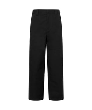 Eleva tu estilo con los pantalones negros. Estos cómodos pantalones negros blanquecinos ofrecen una apariencia elegante y versátil, perfecta para cualquier ocasión. ¡Renueva tu guardarropa hoy!, 100% Algodón, Pantalones lisos, Ropa urbana, Made In Italy, Regular Fit