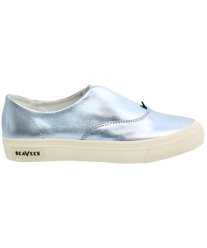 Zapatos para mujer Seavees Sunset Strip Slip-On de cuero liso azul SUNSET_STRIP_AF_BLUE