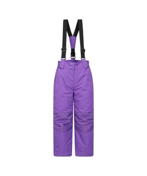 100% Polyester. Fabric: Double Layer. Pockets: 2 Side Pockets, Welted, Zip. Adjustable Braces, Belt Loops, Detachable Braces, Reinforced Knee, Scuff Guards, Side Zip Ankles, Snow Gaiters, Touch Fastening Closure. Fabric Technology: Durable, DWR Finish, High Warmth, Snowproof, Water Resistant. Design: Logo. Waistline: Part Elasticated. Fastening: Pull-On, Stud.