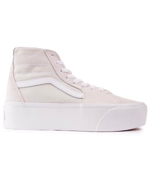 These Sk8-hi Platform Trainers From Vans Are The Epitome Of Old-school Skate Style With A Sassy Twist. These High-platform Trainers Have A Soft Suede Upper With Traditional Brand Details And The Legendary Vans-stripe To The Side. These Kicks Feature The Signature Logo For A Cool Look And Are Finished With Ankle Cushioning For Added Comfort And A Vulcanised, Platform Rubber Sole For A Good Grip And Extra Height.