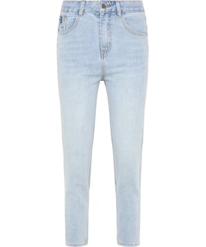 Ce jean mom de myMo crée un effet cool. Avec sa coupe droite et décontractée, il est parfait pour toutes celles qui veulent miser sur un style branché. Le style 5 poches est tout simplement un classique, intemporel et pratique. Le mieux est de combiner ce pantalon cool avec un sweat à capuche décontracté.