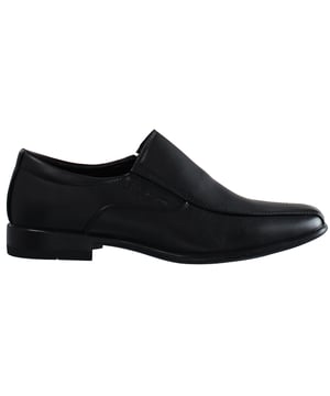 Ben Sherman Plain Slip-On Black Smooth Leather Kids Shoes BS19401