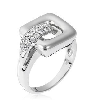 Deze verfijnde ring voor vrouwen van Orphelia is het perfecte cadeau om jezelf of een geliefde te verwennen. De ring is gemaakt van 925 Sterling zilver, gekleurd zilver in maat: 50, met een gewicht van 9,7 gram en een breedte van 0,9 cm op het breedste punt. De Orphelia 925 Sterling Zilveren Ring voor dames - Zilver ZR-3584 wordt geleverd in een prachtige geschenkdoos en heeft een garantie van twee jaar.