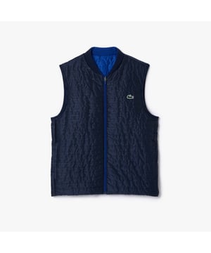 Designed for Tennis & Golf  for a regular frequency of use. This reversible padded sleeveless jacket is made with bonded quilting mixed with stretch taffetas on one side for an athletic silhouette and full bonded quilting for a more elegant look. This 3rd layer will keep you warm during your outdoor training. This product is providing you water repellent fabric which guarantees you to remain dry in bad weather conditions. Regular fit: natural ease on body It has been tested by professionals players to ensure functionality. The most adapted fashion sport apparel and accessories items to our Golf and Tennis athletes to prepare for and for game day.