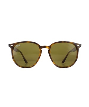 Ray-Ban Sunglasses RB4306 710/73 Havana Brown B-15 actually have a hexagonal angled shape to the front with a unique modern twist to the traditional round style for a contemporary fresh look.