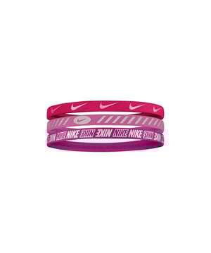 3er-Pack. Marke: Nike. Silikon. Design: Logo, gestreift. Gewebe: Stretch.