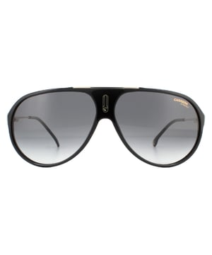 Las gafas de sol Carrera Hot 65 807/9o Black Dark Gray Gradient son una reinterpretación de uno de los diseños más vendidos de Carrera y se han fabricado específicamente para celebrar el 65 aniversario de Carrera. El diseño de montura completa presenta grandes lentes en forma de gota y una ligera montura de plástico con la C de Carrera en el puente. Acabado con un elegante acabado metálico y patillas grabadas con el logotipo de Carrera.