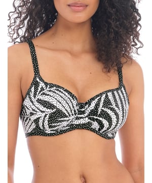 Freya New Shores Underwire Halter Bikini Top (202504),34DD,Ink 
