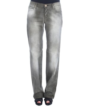 Marca: Ermanno Scervino  
Condición: Nuevo con etiquetas  
Color: Lavado Gris  
Ajuste: Corte Suelto Estilo Boyfriend  
Hecho en Italia  
Material: 98% Algodón 2% Elastano  
Género: Mujeres