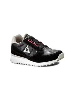 The Le Coq Sportif Eclat Winter Floral Women's Black Trainers are a stylish and functional footwear choice that combines fashion with comfort. Le Coq Sportif is known for its sport-inspired designs, and these trainers offer a unique and fashionable look.

Key Features:

 Black Color:  These trainers come in a sleek black color, providing versatility to match a variety of outfits and styles.

 Winter Floral Design:  The "Winter Floral" design on these trainers adds a touch of femininity and uniqueness to your footwear collection. It typically features floral patterns or accents.

 Durable Construction:  Le Coq Sportif is known for using high-quality materials, ensuring these trainers are durable and built to withstand regular wear.

 Comfortable Fit:  These trainers often provide a comfortable fit with cushioning and support to keep your feet comfortable during extended wear.

 Lace-up Closure:  A lace-up closure allows for a secure and adjustable fit, ensuring that the trainers stay in place during various activities.

 Signature Branding:  Le Coq Sportif's signature logo or branding is typically featured on the trainers, representing the brand's commitment to quality and style.

 Versatile Style:  While offering a unique design, these trainers are versatile enough to pair with jeans, leggings, or sporty attire, making them suitable for a wide range of occasions.

The Le Coq Sportif Eclat Winter Floral Women's Black Trainers are a fashionable and comfortable choice for those who appreciate trendy footwear with a touch of floral elegance. Whether you're going for a casual outing, running errands, or simply want to make a fashion statement with your shoes, these trainers offer a stylish option for various occasions.
