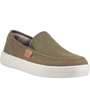 Met een open weving bij de tenen en keperbinding bij de hielen zijn de Sunapee M Coastline slippers van stonewash-canvas je hulpje bij warm weer voor alledaagse koelte en comfort.
