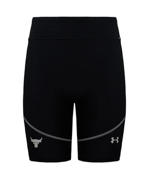 Under Armour Project Rock HeatGear Zwart/Beige Womens Fietsshort 1366005 001