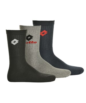 Tennissocken aus hochwertigen Garnen mit bequemem Rippbünchen für perfekten Halt und Tragekomfort. Frotteesohle