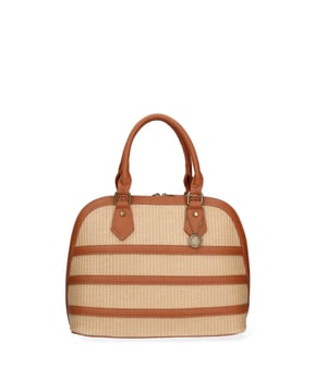 Damenhandtasche mit Reißverschluss. zwei Reißverschluss- und zwei offene Innentaschen. eine Rückseite mit Reißverschluss-Außentaschen. verstellbarer und abnehmbarer Schultergurt. Griff aus Kunstharz. ein Innenfach. HandtascheAußenmaterial für Damen. Innen mit Polyester gefüttert. Maße: 38x27x16 cm. Modeprodukt