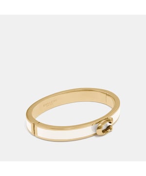 Push C Hinged Bangle Length 6.0cm,  Width 5.5cm,