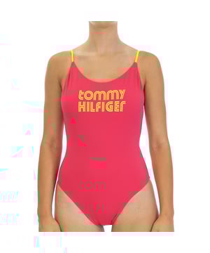 Tommy Hilfiger UW0UW02113-TJN-L Comfortabel en praktisch, dit zwempak is perfect voor uw strand- of zwembaddagen.