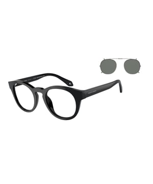 Giorgio Armani Vrouwen Zonnebril AR8190U58751W - Materiaal: Acetaat - Kleur frame: Zwart - Afmetingen: 52/22/145 mm (Diameter lens / Brug formaat / Lengte veren)
