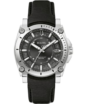 Deze Bulova Precisionist Icon Analoge Horloge voor Mannen is het perfecte tijdsmes om te dragen of cadeau te geven. De zilveren 40 mm ronde kast in combinatie met de comfortabele zwarte leren horlogeband zorgt ervoor dat je volop van dit prachtige horloge kunt genieten zonder enige concessie. Aangedreven door een hoogwaardig kwartsmechanisme en waterbestendig tot 10 bar, blijft je horloge tikken. Dit hoogwaardige horloge is een ongelofelijk opvallend herenhorloge. Dit analoge horloge heeft een kalenderfunctie: datum, luminescente wijzers en luminescente cijfers. Dit hoogwaardige horloge is een ongelofelijk opvallend dameshorloge. Het analoge horloge heeft een Zwitserse vervaardiging. Kastdiameter: 40 mm, kastdikte: 13 mm, kastkleur: zilver en wijzerplaatkleur: zwart.