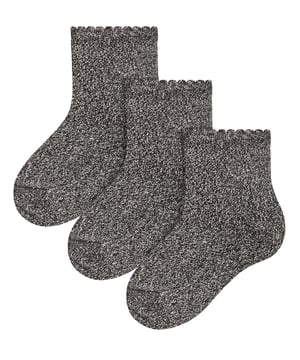 These baby bamboo socks are soft, delicate and made of fine quality yarn. They are perfect for your little one's feet. We offer you 3 pairs of these socks in black, pink & white. The product is offered in different color variants to match your baby's wardrobe. The product is made up of fine quality bamboo, which is a natural fiber. This makes the socks extremely soft on your baby's skin. They are also very light in weight & easy to wear. The socks are made of bamboo viscose 73%, polyamide 25% and elastane 2%. They have a fold-over puller finished with picot or sophisticated puller and high comfort of usage thanks to using seamless connections. The socks are machine washable at 30°C & can be dried in a tumble dryer. They are also very durable & will last you long even after multiple washes.