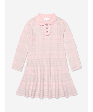 Introducing the luxurious Girls Amina Check Knitted Dress by angels face, designed exclusively for AW2024. This pink enchantress marries elegance with playful charm, ensuring your little girl shines at every occasion. Here's why it's a must-have:‚ Exquisite Check Design: Elegant pink checks for a classic yet contemporary look.‚ Premium Comfort: Crafted with the softest yarns for ultimate comfort and warmth.‚ Versatile Elegance: Perfect for festive gatherings or casual chic days out.Elevate her wardrobe with the Amina Dress. Sophistication and fun in every stitch!