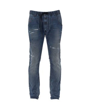 Jeans Diesel Bragueta Con Cremallera 52% Lyocell, 45% Algodon, 3% Elastano Jeans De 5 Bolsillos, Insignia De La Marca Diesel En Relieve Insignia De La Marca Diesel, Hecho En Italia