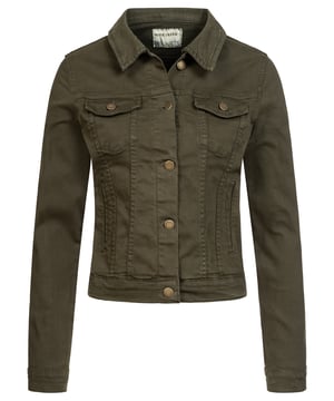 Angeboten wird eine klassische Damen Jeansjacke der Trendmarke "Rock Creek". Die Jeansjacke überzeugt mit einem geraden Schnitt, zwei Brusttaschen und einem spitzen Kragen. Diese Damen Jacken wirken besonders lässig und sind die optimalen Begleiter für entspannte Casual-Looks. Dazu können Sie eine passende Jeans und ein weißes Basic-T-Shirt tragen. Sportive Sneaker runden den Look gekonnt ab.