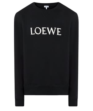 Loewe's comfortable sweatshirt is made from soft loopback cotton-jersey and finished with a contrasting logo embroidered across the chest.