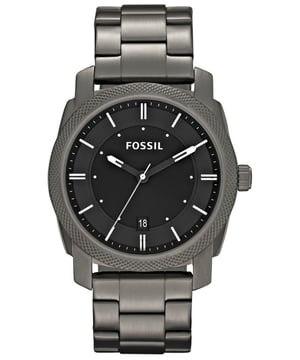 Diese Fossil Machine Analoguhr für Herren ist der perfekte Zeitmesser zum Tragen oder Verschenken. Das graue, runde 42-mm-Gehäuse in Kombination mit dem bequemen grauen Edelstahlarmband sorgt dafür, dass Sie diesen atemberaubenden Zeitmesser ohne Kompromisse genießen können. Mit einem hochwertigen Quarzwerk und einer Wasserdichtigkeit bis zu 5 bar bleibt Ihre Uhr immer in Bewegung. Modisches, sportliches Design, perfekt für alle Arten von Sport, Indoor- und Outdoor-Aktivitäten oder den täglichen Gebrauch - Die Uhr hat eine Kalenderfunktion: Datum Hochwertiges 21 cm langes und 22 mm breites graues Edelstahlarmband mit Faltschließe und Druckknopfverschluss Gehäusedurchmesser: 42 mm, Gehäusedicke: 12 mm, Gehäusefarbe: Grau und Zifferblattfarbe: Schwarz